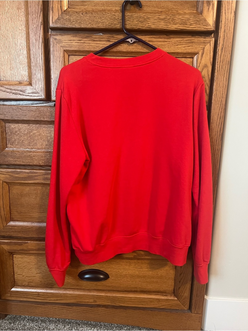 Women’s Red Crewneck Sweater - Classic Casual Pullover